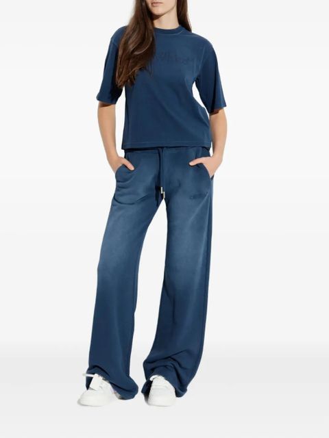 Off-White logo-print T-shirt - Blue