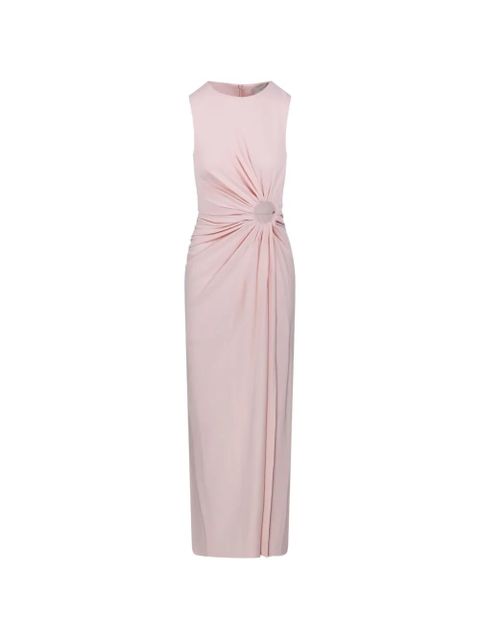 Sportmax ring-detail draped maxi dress - Pink - zdjęcie produktu nr 1