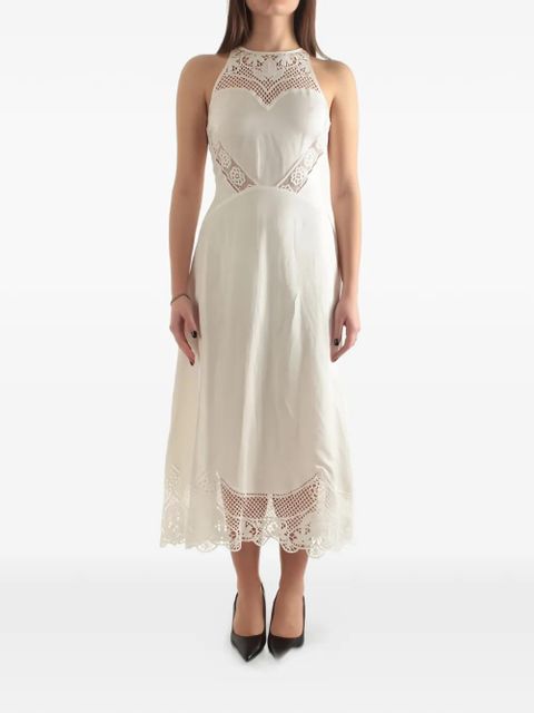 TWINSET lace-trim sleeveless midi dress - Neutrals - zdjęcie produktu nr 1