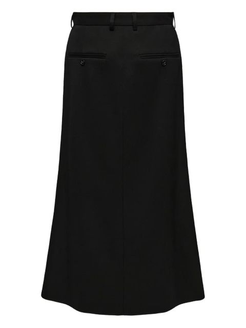 MM6 Maison Margiela virgin wool-blend skirt - Black - zdjęcie produktu nr 1