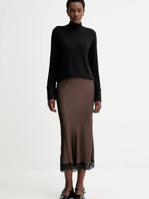 Marc O'Polo bluzka damska kolor czarny gładka 510214952225