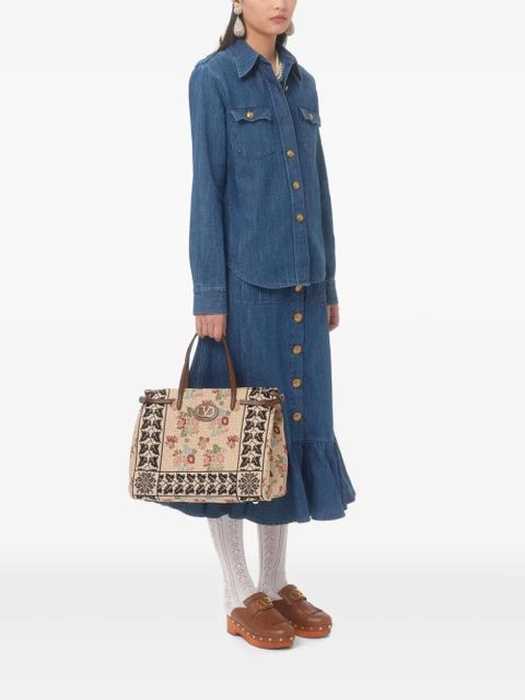 Valentino Garavani medium Antibes tote bag - Neutrals