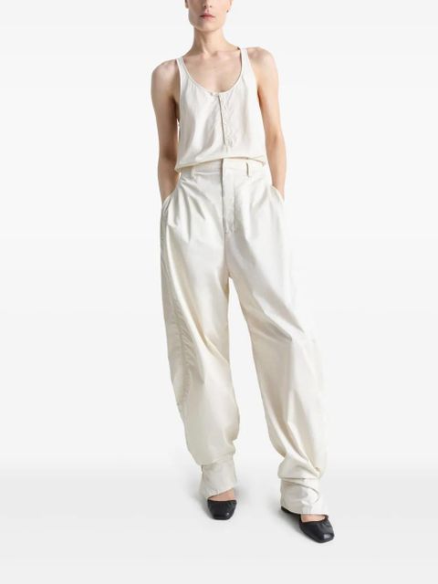 LEMAIRE bias cut tank top - White