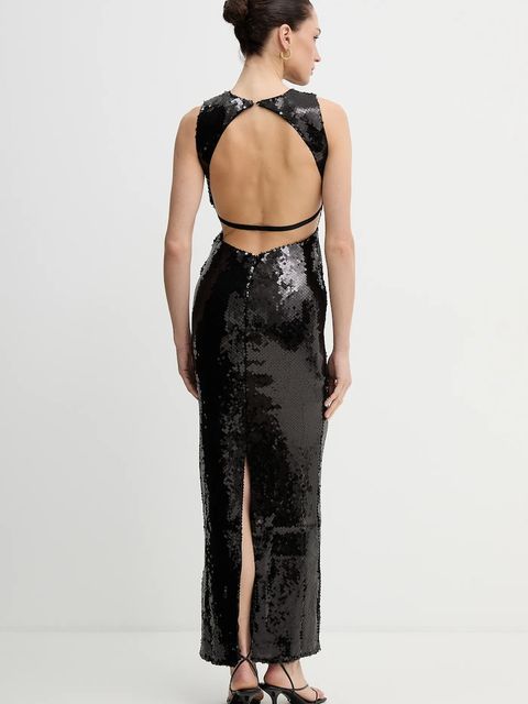 Bardot sukienka kolor czarny maxi dopasowana 60159DB - zdjęcie produktu nr 2