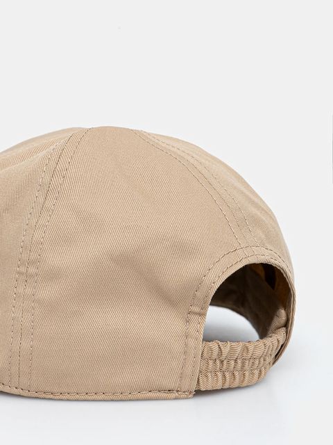 Twinset czapka z daszkiem bawełniana kolor beżowy 261TA4391 - zdjęcie produktu nr 2