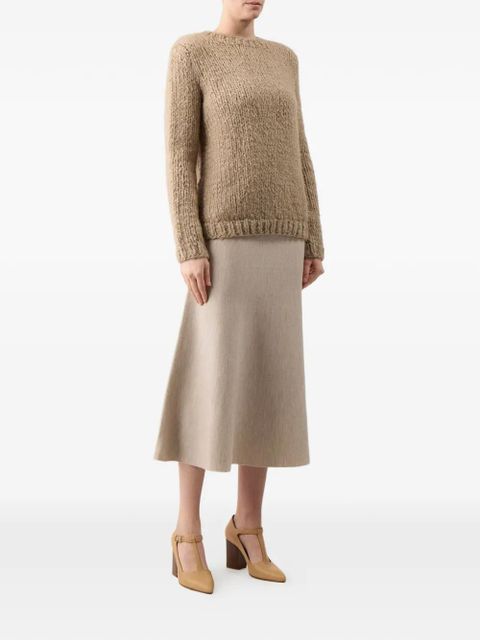 Gabriela Hearst Freddie knit skirt - Neutrals