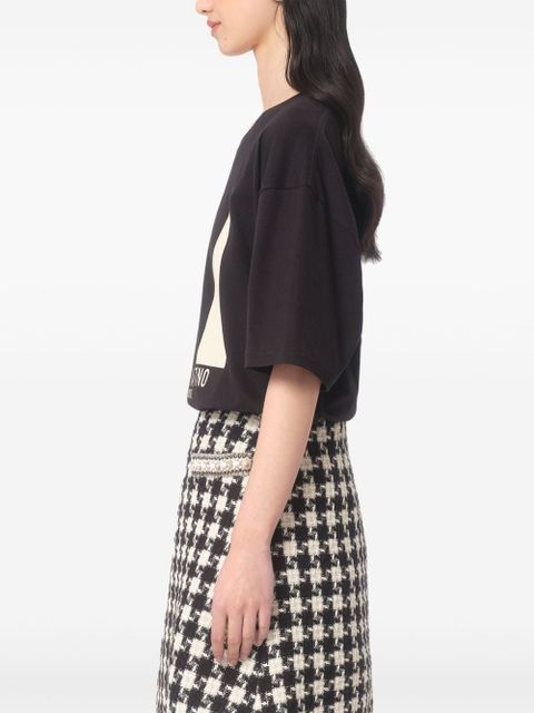 Valentino Garavani Chez-print T-shirt - Black