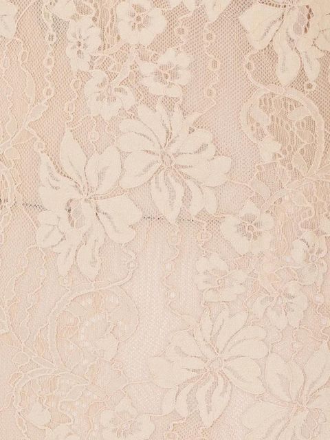 ZIMMERMANN drape lace bodysuit - Neutrals