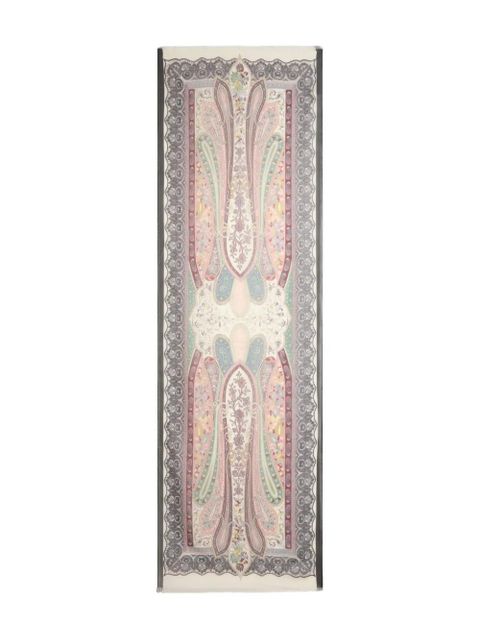 ETRO printed scarf - Grey - zdjęcie produktu nr 1