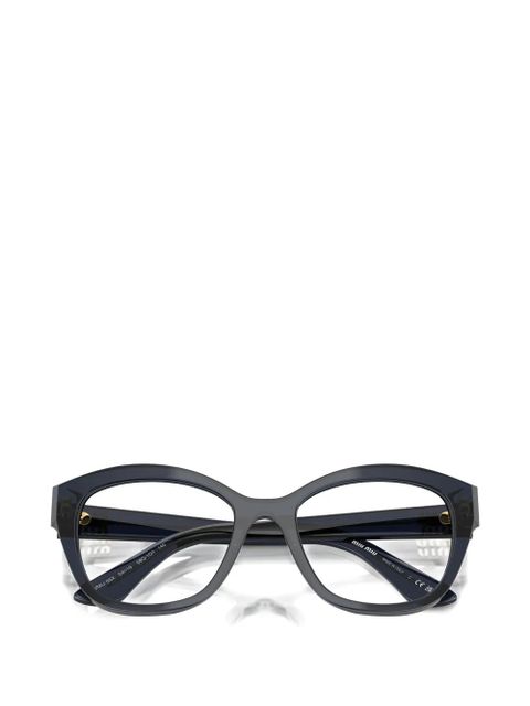 Miu Miu Eyewear cat-eye-frame glasses - Black