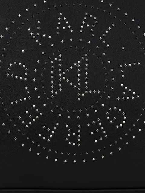 Karl Lagerfeld torebka skórzana K/CIRCLE kolor czarny A4W30070