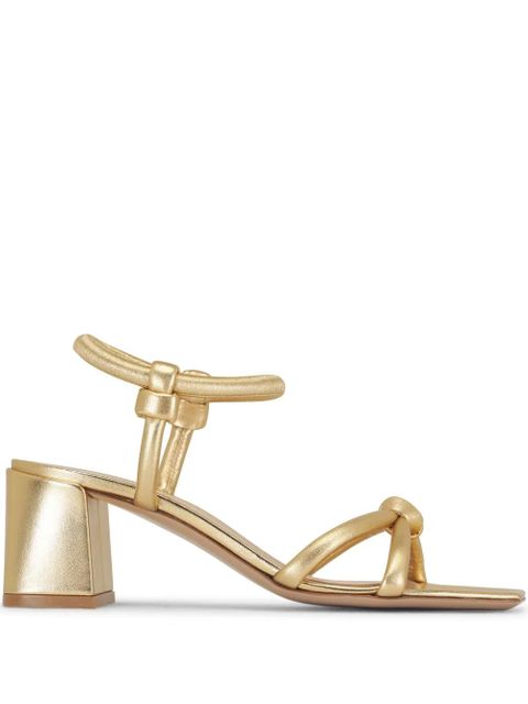 Gianvito Rossi 55mm leather sandals - Gold - zdjęcie produktu nr 1