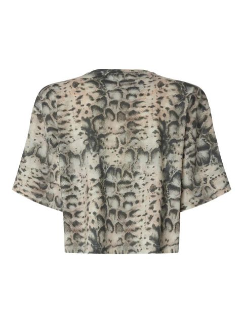 PINKO jewel snake-print T-shirt - Neutrals - zdjęcie produktu nr 2