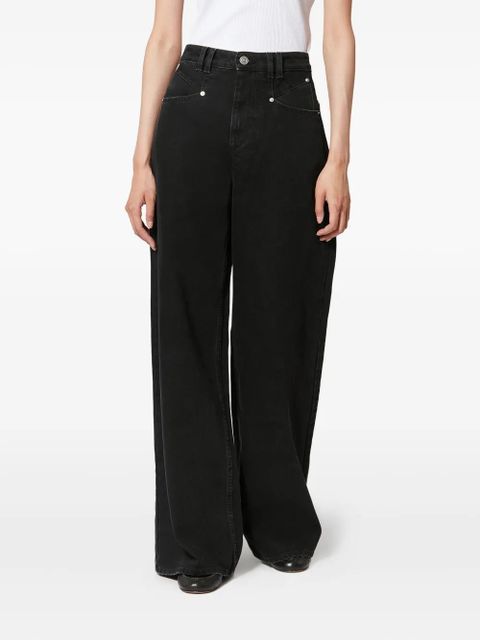 ISABEL MARANT Lemony pocket jeans - Black - zdjęcie produktu nr 2