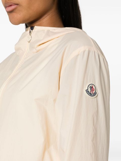 Moncler logo-appliqué jacket - Neutrals