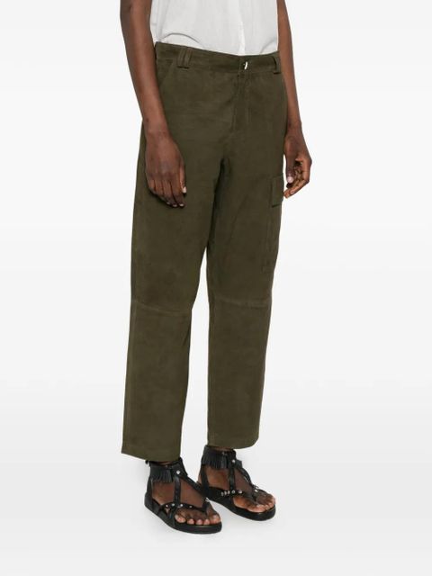 Ba&Sh leather trousers - Green