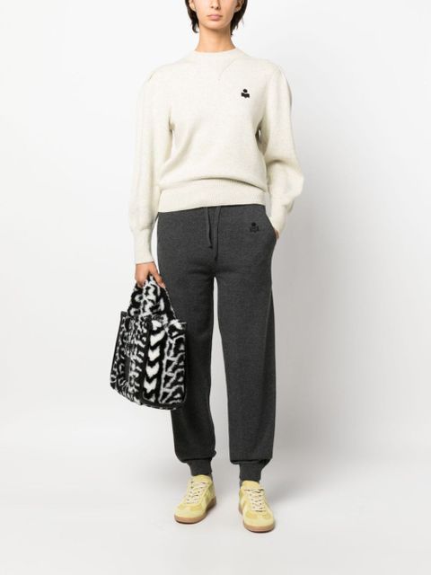 MARANT ÉTOILE Kelaya logo-embroidered jumper - Neutrals - zdjęcie produktu nr 2