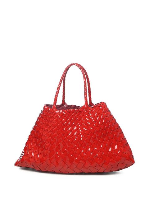 DRAGON DIFFUSION woven tote bag - Red