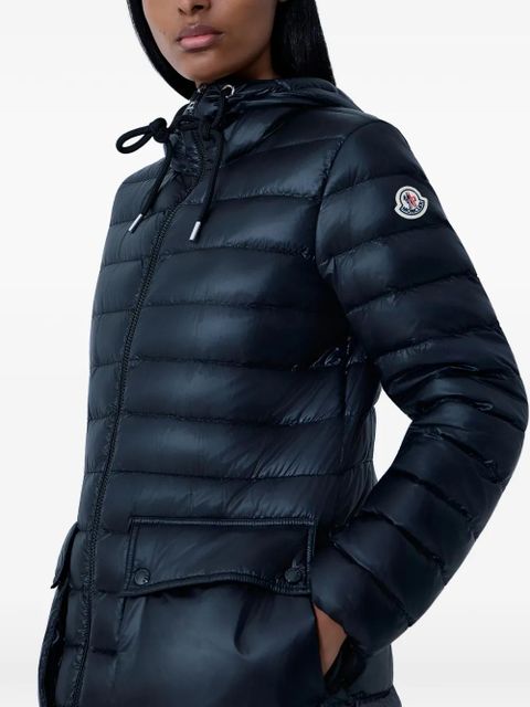 Moncler hooded quilted jacket - Black