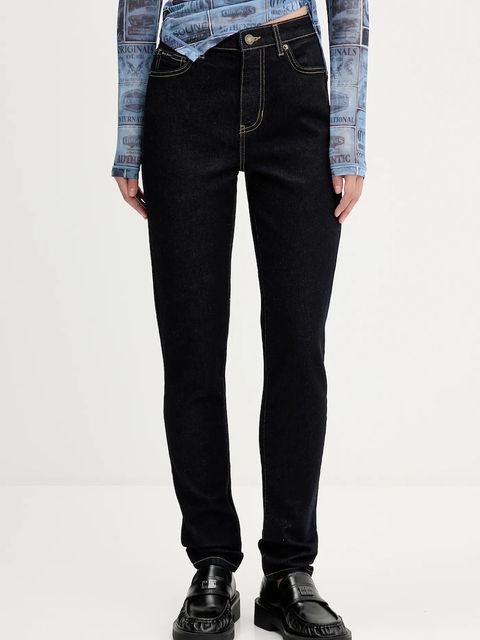 Guess Jeans jeansy damskie kolor granatowy W4BA92 D5CB4 - zdjęcie produktu nr 1