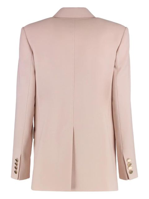 Max Mara Edicola double-breasted flap-pocket blazer - Pink - zdjęcie produktu nr 2