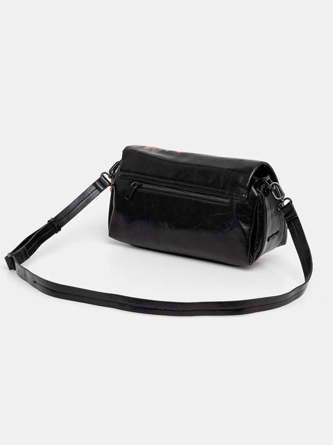 Desigual torebka FLOWERINA NARON MEDI kolor czarny 25WAXP90