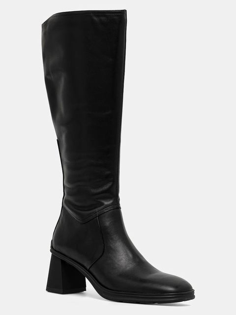 Vagabond Shoemakers kozaki skórzane JANINE damskie kolor czarny na słupku 6038-101-20 - zdjęcie produktu nr 1