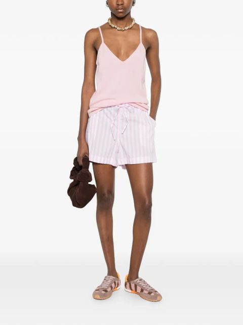 Hunza G striped drawstring shorts - Pink - zdjęcie produktu nr 2