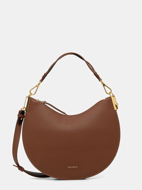 Coccinelle torebka skórzana COCCINELLESUNUP kolor brązowy E1.QKF.13.02.01 - zdjęcie produktu nr 1