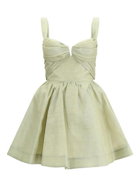 ZIMMERMANN Rebellion drape mini dress - Neutrals - zdjęcie produktu nr 1