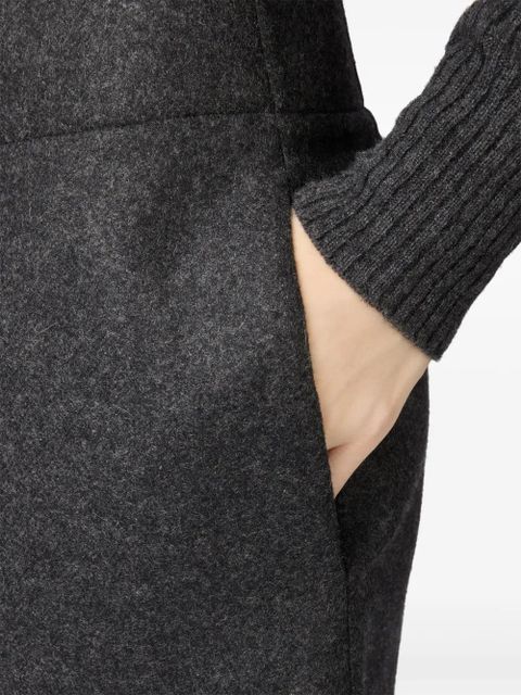 Tod's double-pocket wool skirt - Black