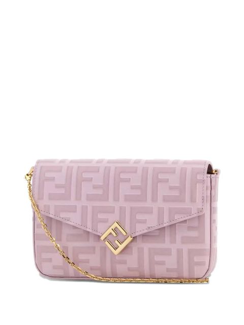 FENDI FF Diamonds logo-embellished wallet - Pink