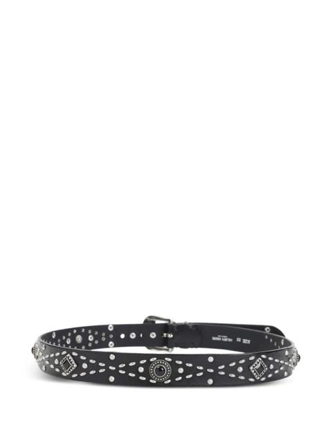 Golden Goose embellished buckle belt - Black
