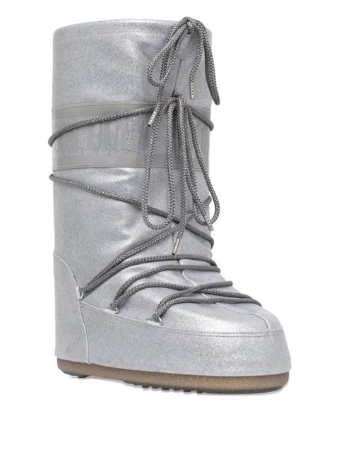 Moon Boot lace-up snow boots - Silver - zdjęcie produktu nr 2
