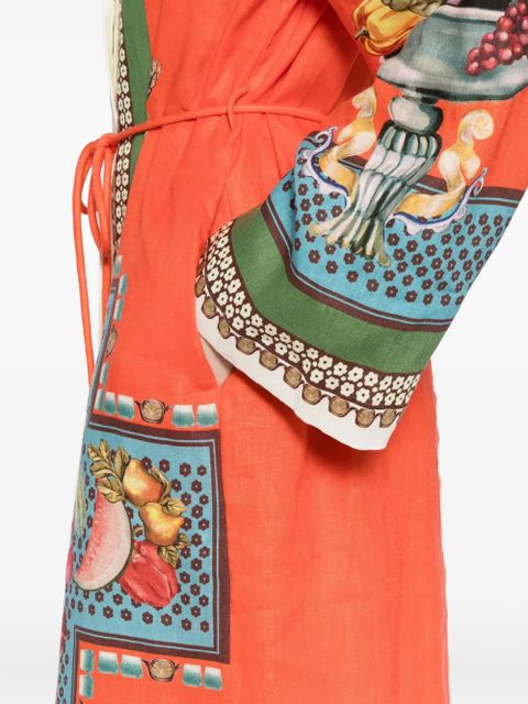 ALEMAIS Rocco shirt-dress - Orange