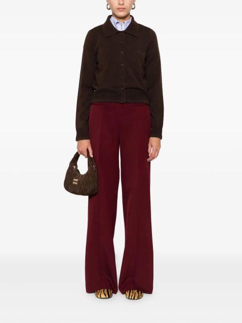 SANDRO polo-collar cardigan - Brown - zdjęcie produktu nr 2