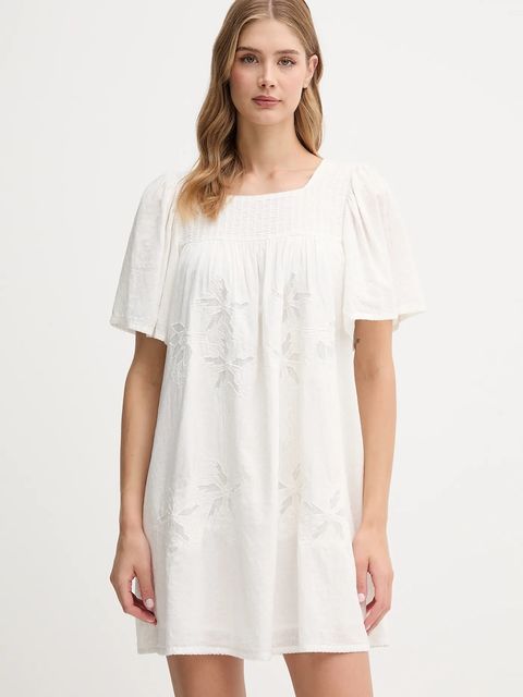 Hoss Intropia sukienka kolor beżowy mini rozkloszowana 8229136 - zdjęcie produktu nr 1