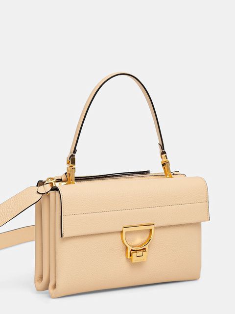 Coccinelle torebka skórzana ARLETTIS kolor beżowy E1 MD5 12 08 01 - zdjęcie produktu nr 2