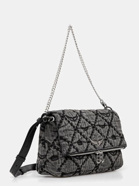 ZADIG&VOLTAIRE torebka bawełniana kolor czarny LWBA04065 - zdjęcie produktu nr 2