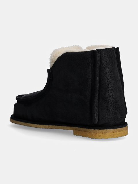 JW Anderson śniegowce zamszowe Ankle Boot damskie kolor czarny ANW43065A