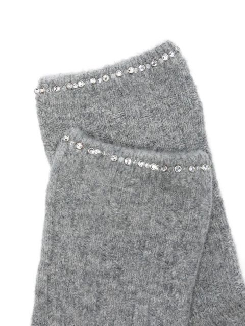 Maje crystal-embellished socks - Grey - zdjęcie produktu nr 2