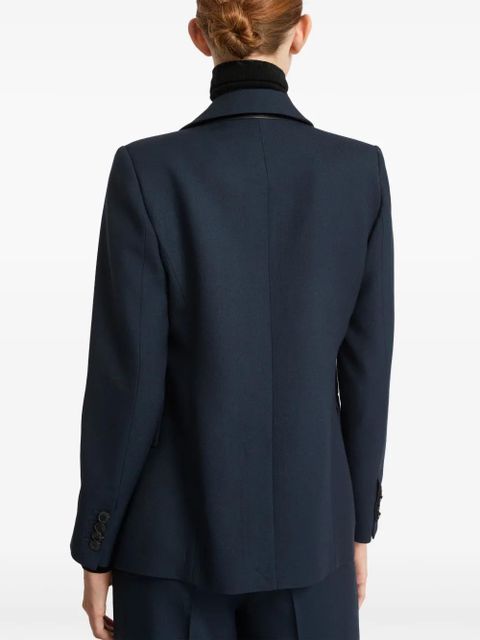 Yves Salomon double-breasted blazer - Blue