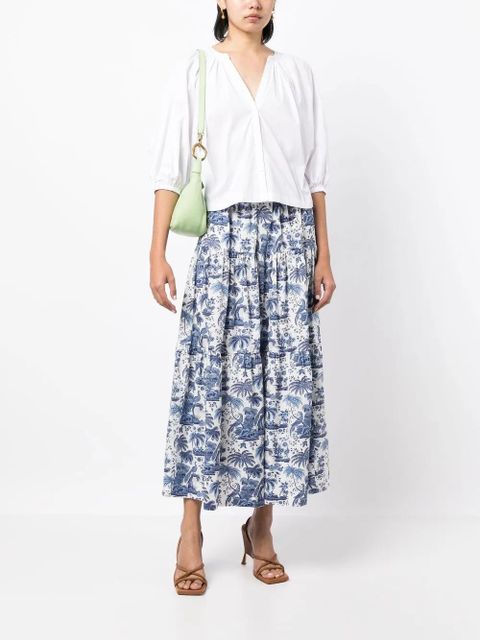 STAUD Dill button-up shirt - White - zdjęcie produktu nr 2