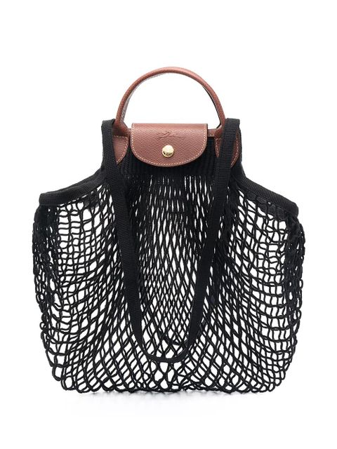 Longchamp Le Pliage Filet mesh bag - Black - zdjęcie produktu nr 1