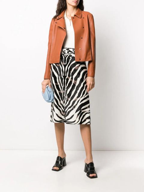 Tod's zebra print calf hair skirt - Black - zdjęcie produktu nr 2