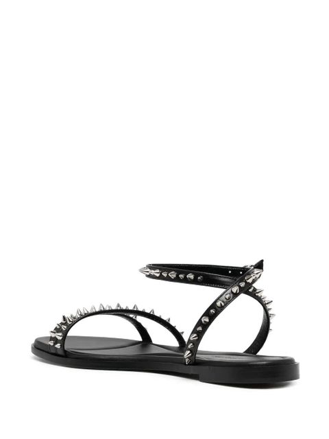 Alexander McQueen spike-stud leather sandals - Black