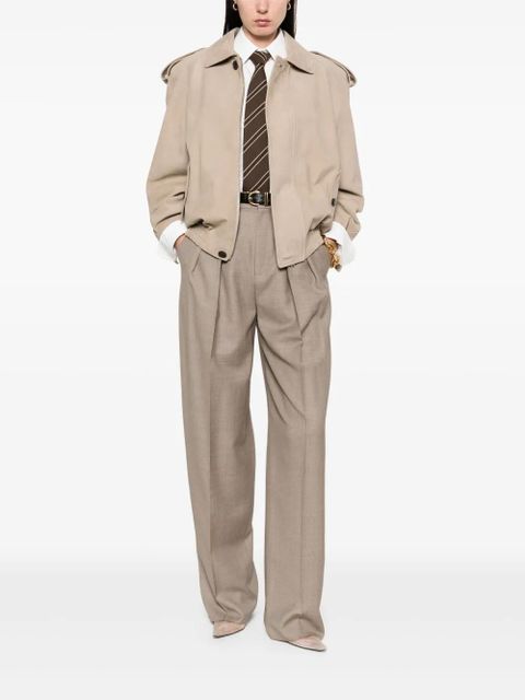 Saint Laurent wool trousers - Neutrals