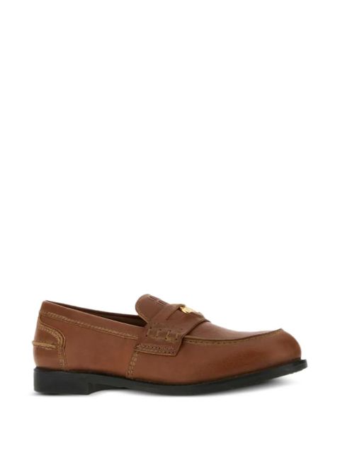 Miu Miu leather loafers - Brown - zdjęcie produktu nr 2