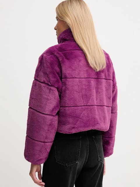 Save The Duck kurtka dwustronna YUKI kolor fioletowy zimowa D32492W.FURY21