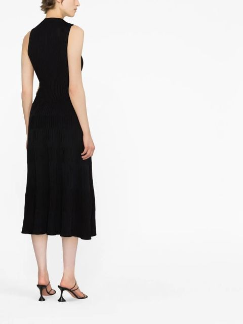 Simkhai cut-out knitted dress - Black